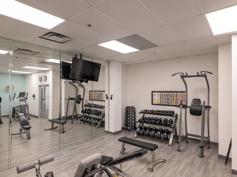Very Nicely Equipped Fitness Center.