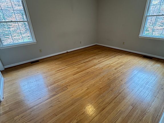 Rental bedroom shown empty