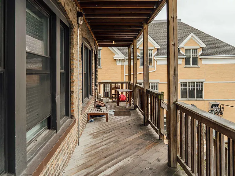 Rear - Wooden Porch