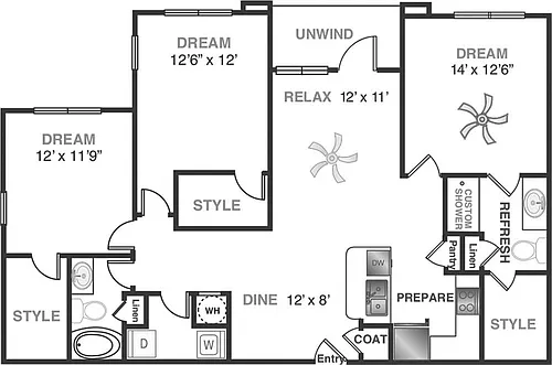 Floor plan C3
