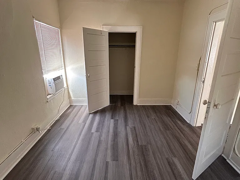 Bedroom and closet space