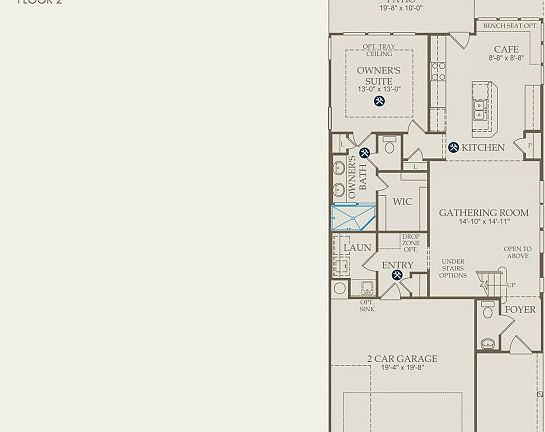 Harrison Floor Plan, Quick Move-In Home, Floor 1