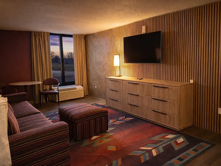 Open concept living area