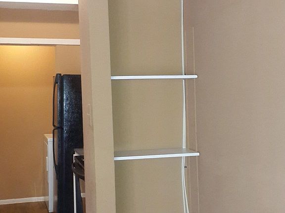 Shelves in the family room