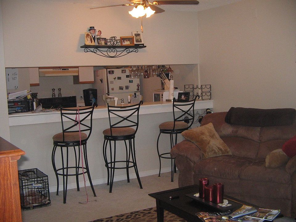 Living room facing kitchen