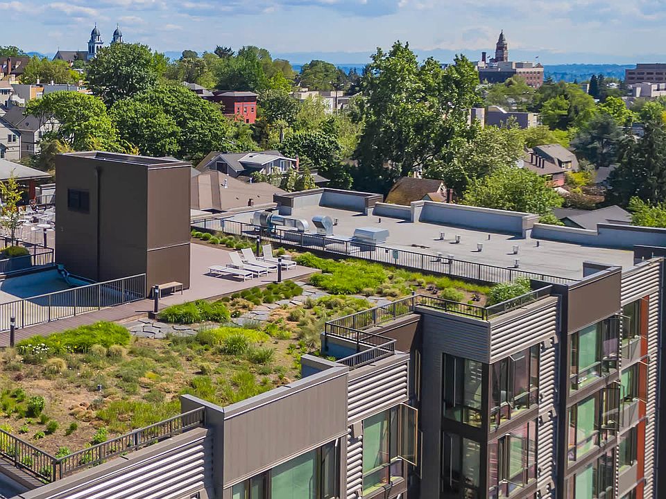 Building Exterior and Private Rooftop Deck