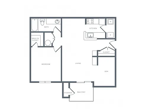 Floor plan OAK + DEN