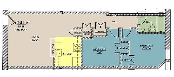 Floor plan 1C