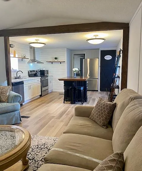 Living room with gorgeous decor.