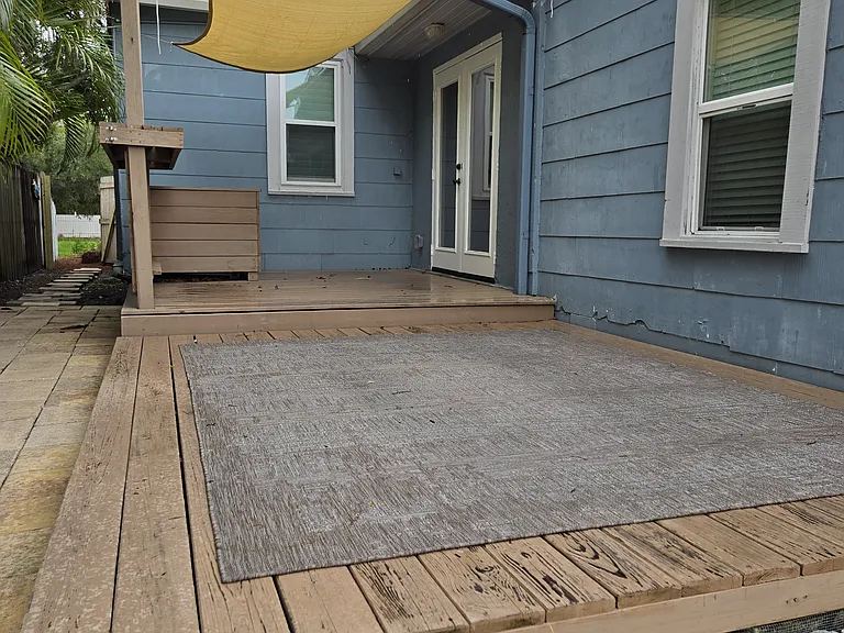 Backyard deck