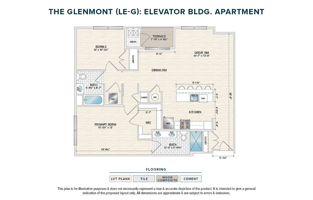 Floor plan The Glenmont (LE-G)