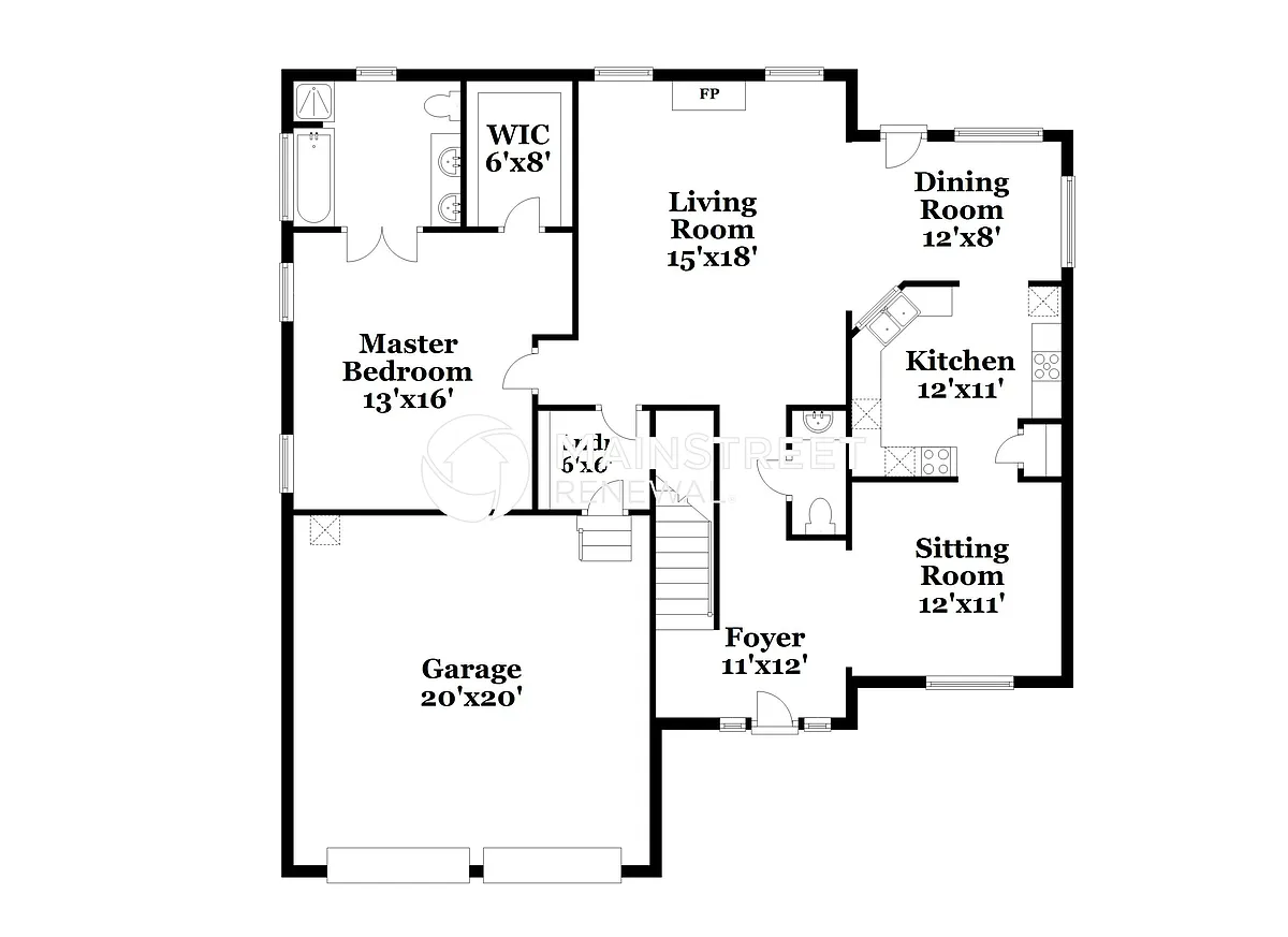 Floor Plan - 9526 Arborview Ct