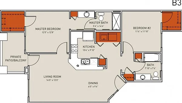 B3 Floor Plan B3 Floor Plan