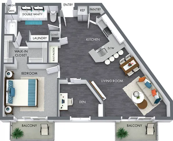 Solstice 3D floorplan Solstice 3D floorplan