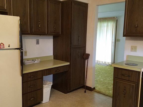 Kitchen desk and pantry