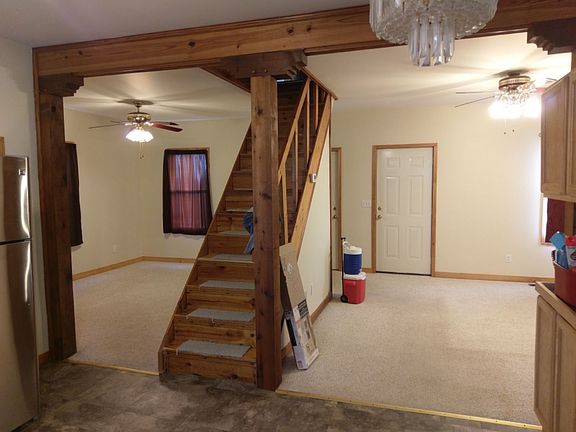 Steps and both living rooms