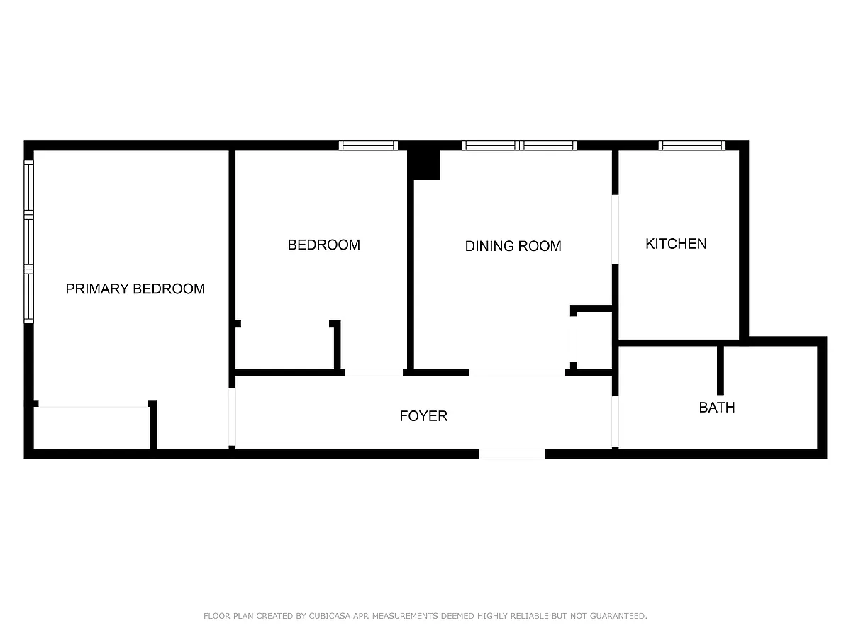 Floor plan Two Bedroom