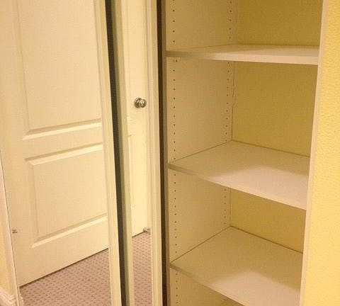 all closets with customized shelving