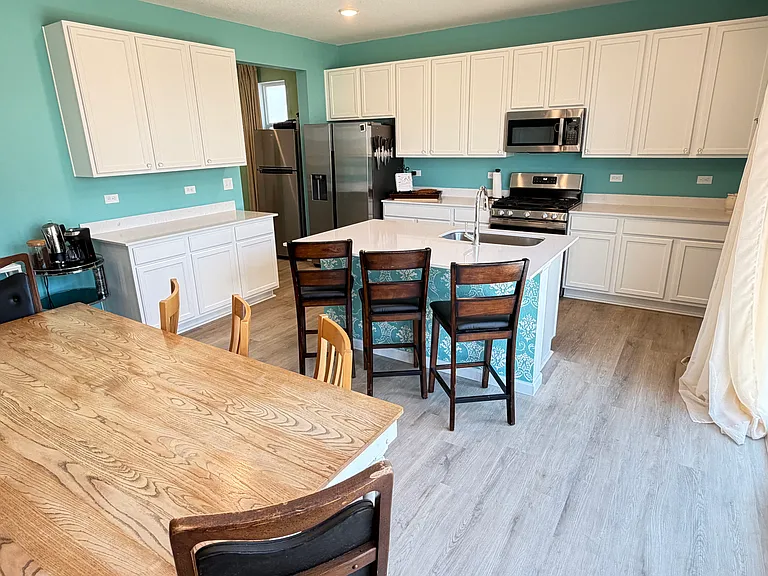 Kitchen and dining room