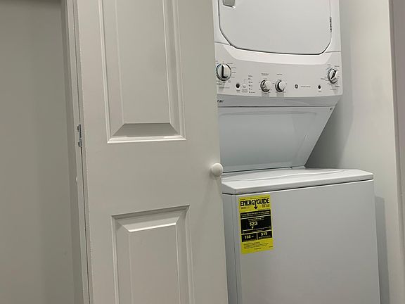 New washer and dryer.
