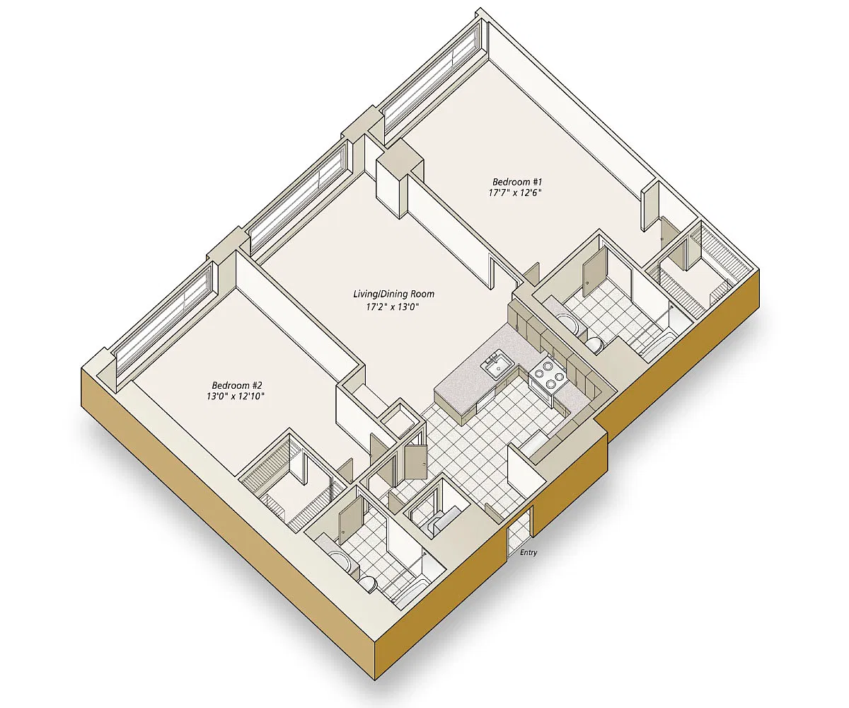 Floor plan B4-1250