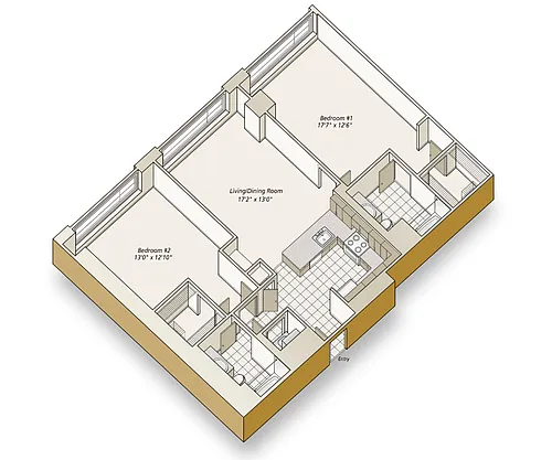 Floor plan B4-1250