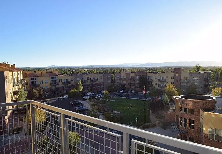 View from private balcony on main level of condo