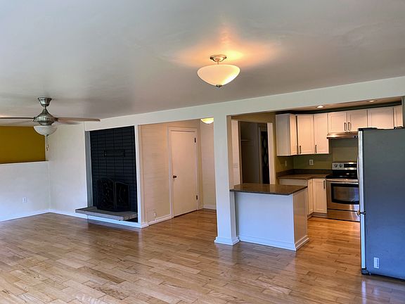 Living room and kitchen