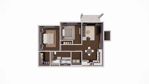 Floor plan The Flat