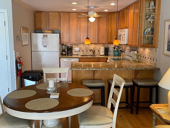 Dining area and kitchen