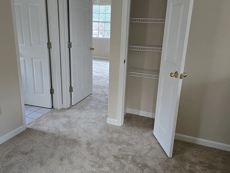 Linen closet, upstairs landing