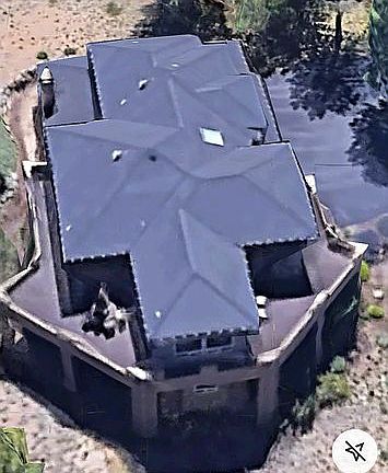 Aerial view of decks