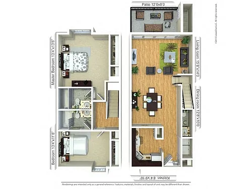 Floor plan The Dolce