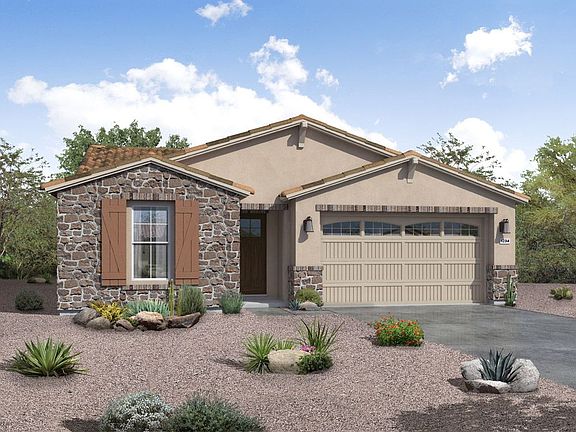 Sedona plan hacienda exterior elevation by William Ryan Homes Phoenix
