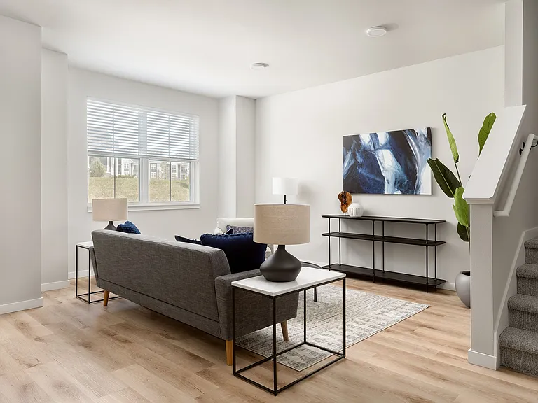 Apex at Verona Living Room | Townhomes