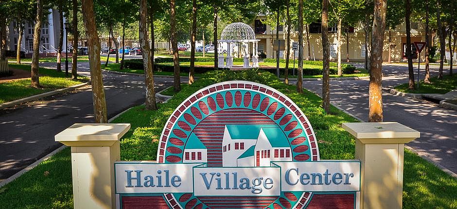 North entrance, 2 blocks away