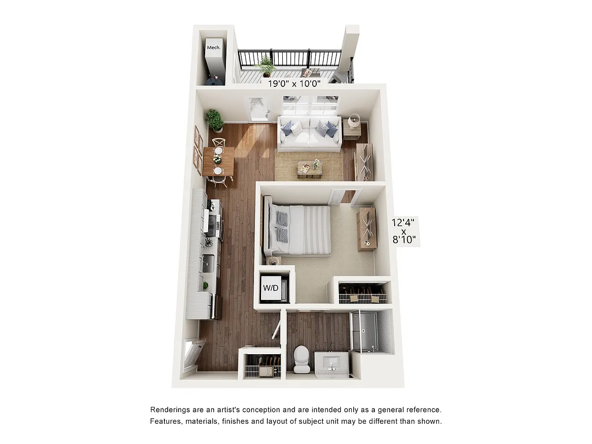 Floor plan Studio S1