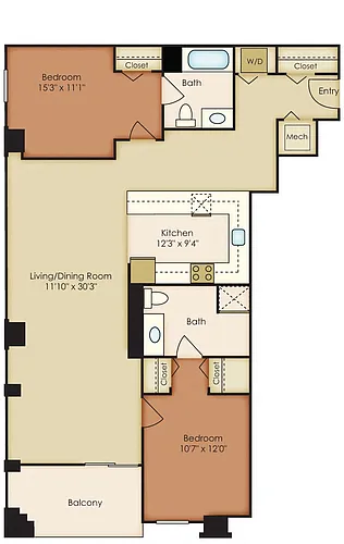 Floor plan Calvert