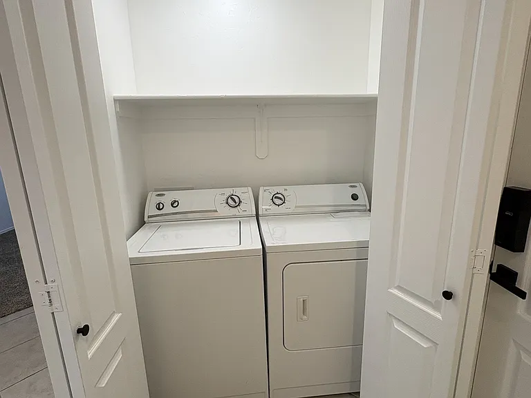 Laundry closet