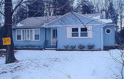Front of home - New decks and tree removed - Side Corner Lot not shown