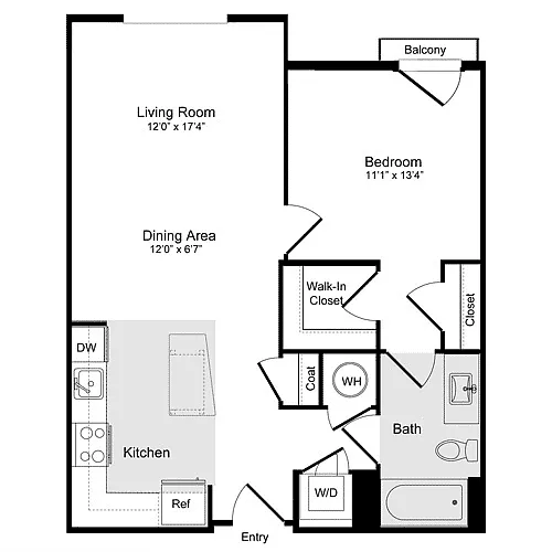 Floor plan A-1H