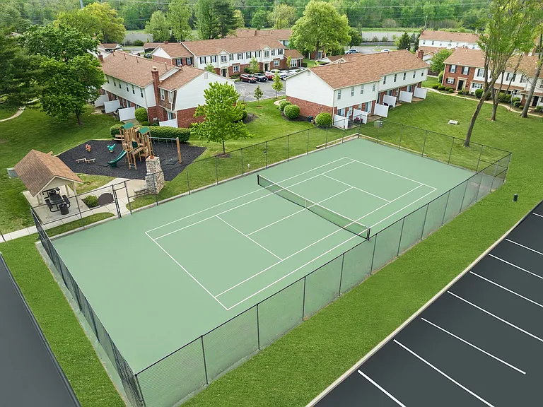 Aerial View of Woods Mill Park Apartments & Townhomes