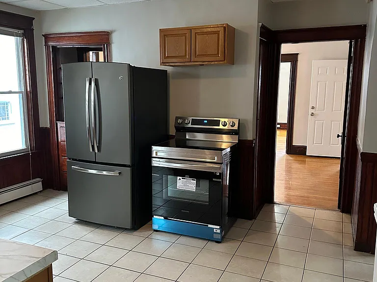 New refrigerator and range