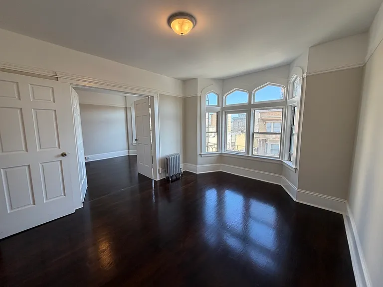 View through right room into left room