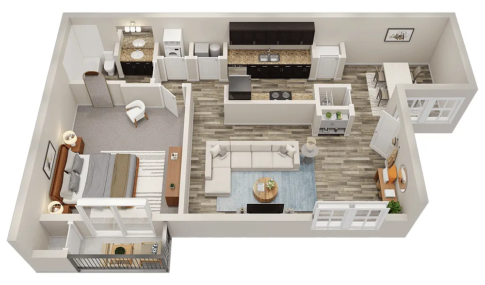 Floor plan The Oliver - Renovated