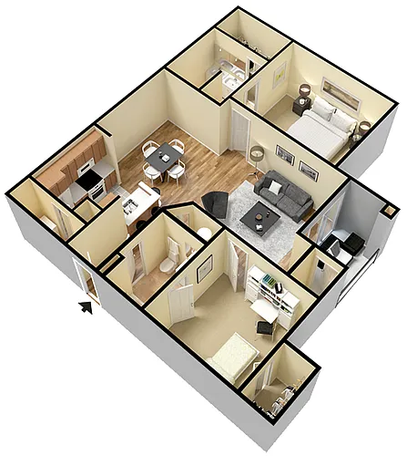 Floor plan Milano B