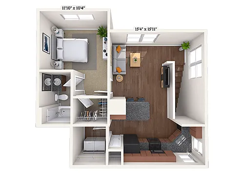 Floor plan 11B Floor plan