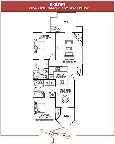 Floor plan Exeter