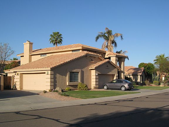 Extended length bonus 2.5 car garage with separate driveway.