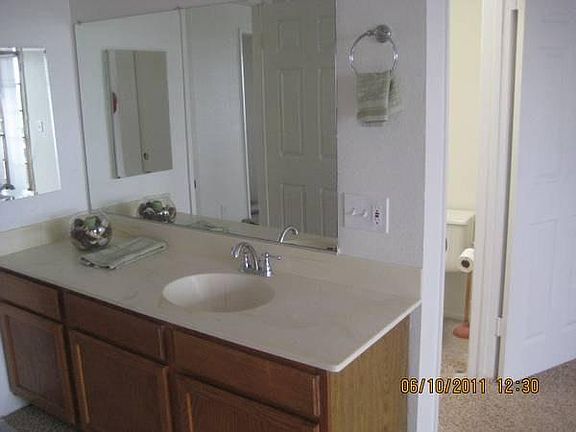Master Bedroom #1 Bathroom Vanity Sink with Oversize Mirror